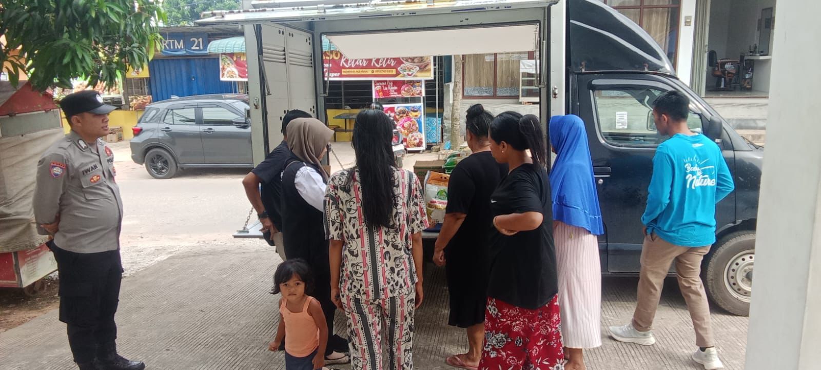 Polsek Batu Ampar Polresta Barelang melaksanakan Gerakan Pangan Murah