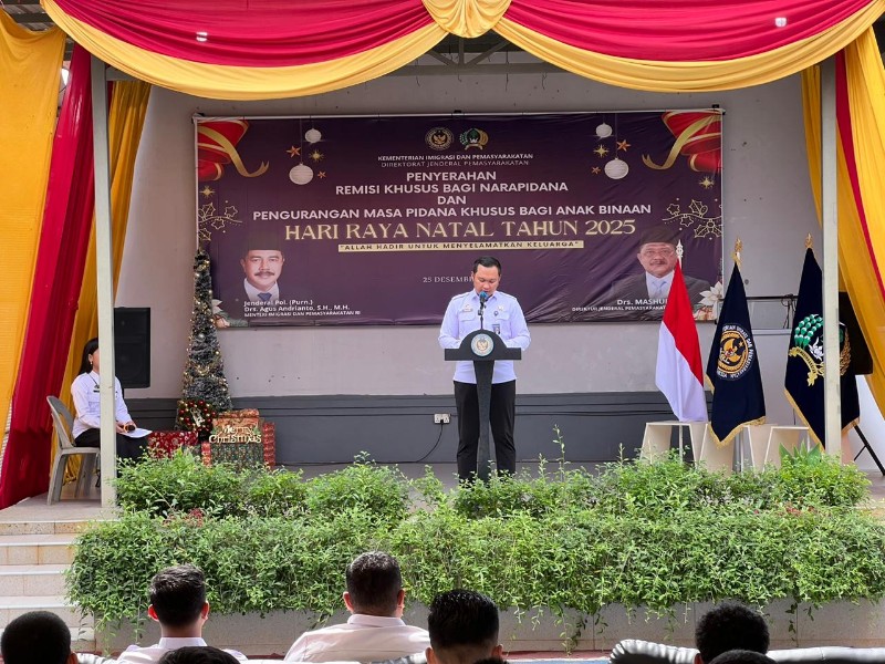 Natal 2025 Rutan Batam, 57 Warga Binaan Terima Remisi.