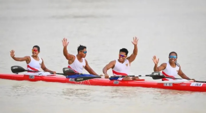 Membanggakan! Kayak Sumbang Emas Pertama untuk Indonesia di SEA Games 2025 Thailand