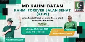 KAHMI Batam Gelar Jalan Sehat 1 Februari 2026, Bergerak Mengalirkan Kebaikan