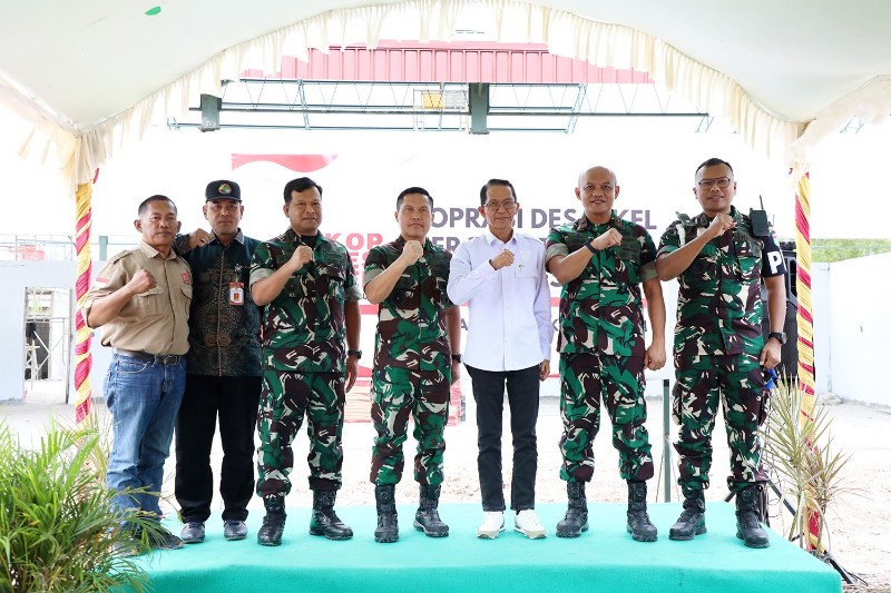 Pangdam XIX/Tuanku Tambusai Tinjau Pembangunan Koperasi Merah Putih di Tembesi Batam