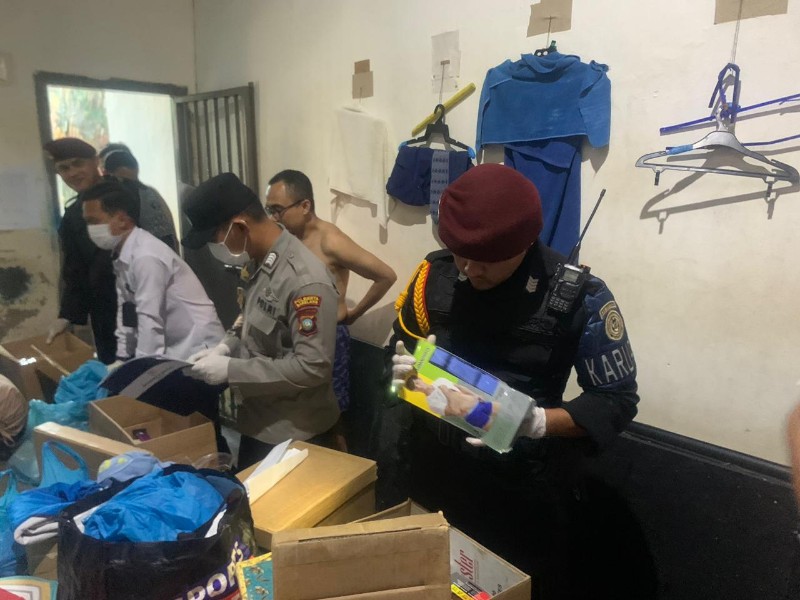 Rutan Batam Razia Gabungan Bersama APH, Cegah Peredaran Barang Terlarang