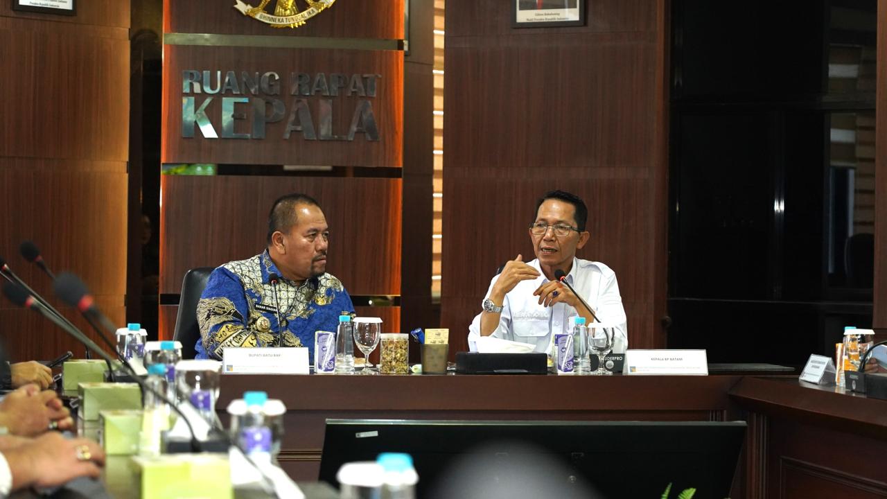Kunjungi BP Batam,Bupati Batu Bara Tertarik Replikasi Model Investasi dan Air Bersih Batam