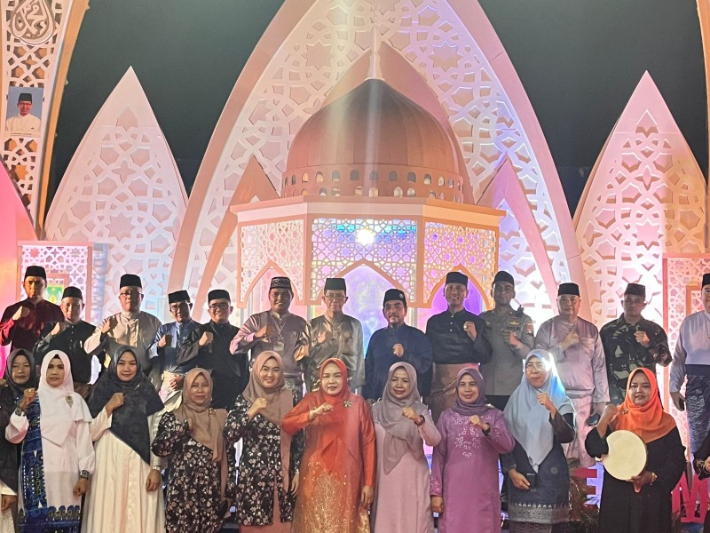 Pembukaan MTQH XXXIV Tingkat Kecamatan Lubuk Baja, Polsek Lubuk Baja Lakukan Pengamanan