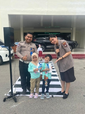 Melalui Program Polisi Sahabat Anak dalam Ops Keselamatan Seligi 2026, Satlantas Polresta Barelang Edukasi Tertib Berlalulintas Sejak Usia Dini
