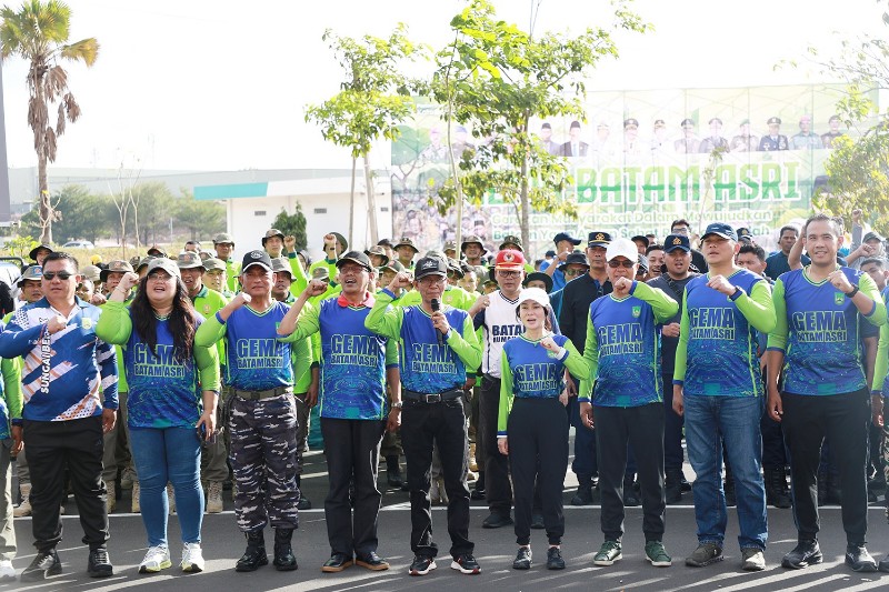 Gotong Royong Rutin Setiap Selasa dan Jumat, Gaungkan Gema Batam ASRI