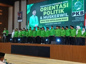 Pengurus Baru DPW PKB Kepri Dikukuhkan, Target Raih Kursi DPR di Pemilu 2029