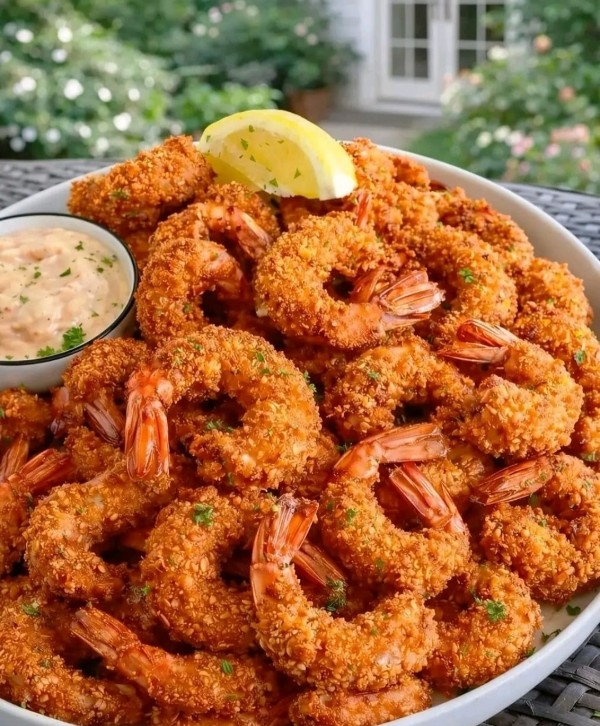 Udang Goreng Tepung Ala Resto: Renyah, Cantik dan Disukai Anak-Anak