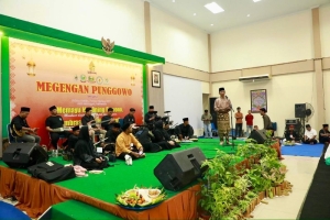 Jelang Ramadan Ajak Warga Jaga Persatuan, Amsakar Hadiri Megengan Punggowo