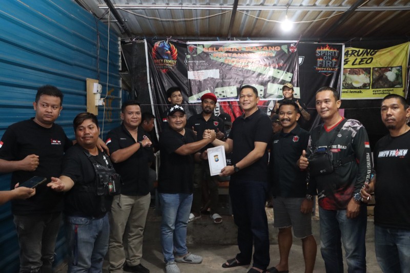 Kapolresta Barelang Berpesan Perkuat Sinergi Jaga Kamtibmas, Saat Penutupan Turnamem Domino Aliansi Driver Online Batam