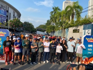 Kegiatan Gowes Wakil Kepala BP Batam di Kawasan New Nagoya, Dikawal Ketat Polresta Barelang