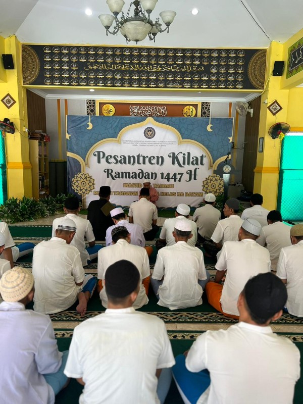 Rutan Batam Menyelenggarakan Pesantren Kilat, Cahaya Ramadhan Dibalik Tembok Kebebasan, Haru dan Harapan