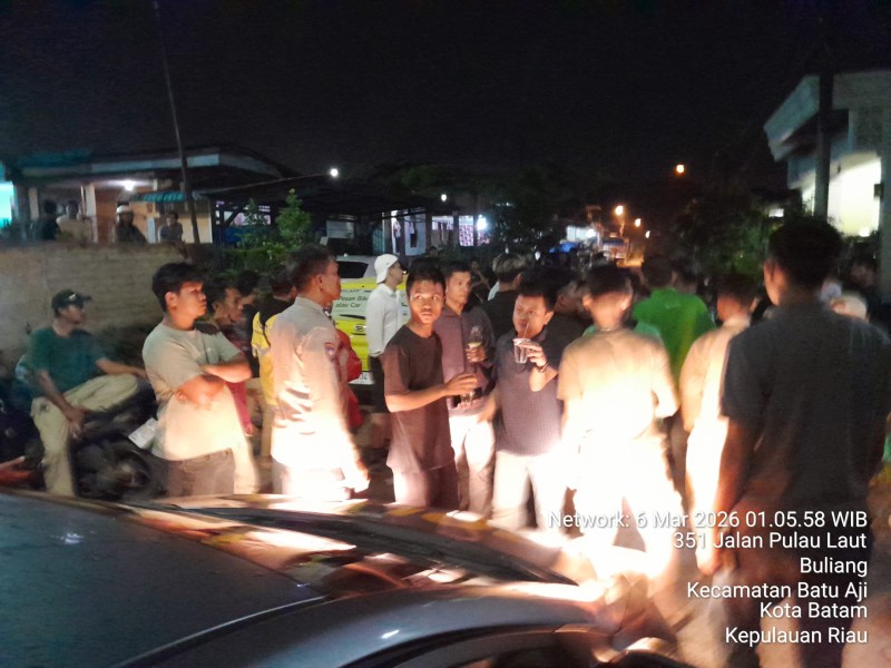 Respons Cepat Laporan Masyarakat Melalui Layanan 110, Personel Piket Polsek Batu Aji Datangi TKP Pengrusakan Mobil