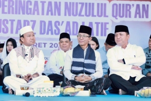Hadiri Peringatan Nuzululqur’an di Mapolresta Barelang, Amsakar – Li Claudia Tekankan Harmoni di Batam