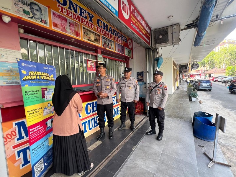Sat Binmas Polresta Barelang Berikan Himbauan Kamtibmas Ramadhan di Mall, Bank dan ATM diBatam