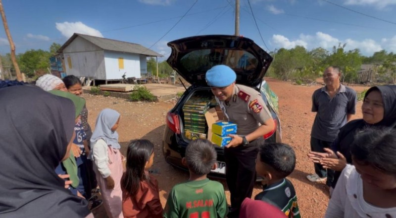 Bulan Penuh Berkah, Bripka Zulhamsyah Putra Siswa SIP Angkatan 55 Setukpa Lemdiklat Polri Gelar “Razia” Kemanusiaan di Kota Tanjungpinang