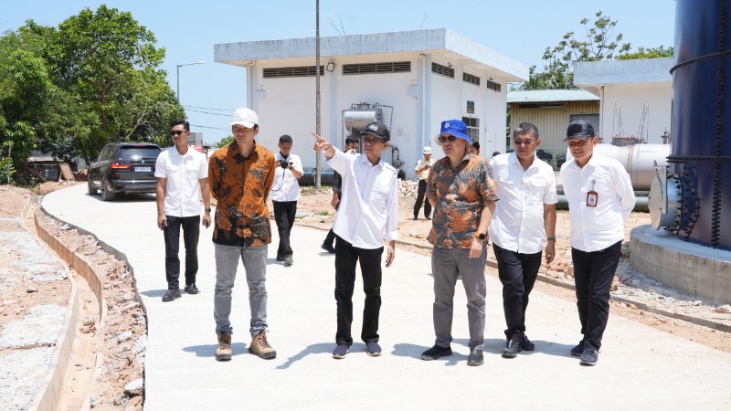 Amsakar Achmad Tinjau Sejumlah Proyek Pembangunan, Hari Pertama Kerja