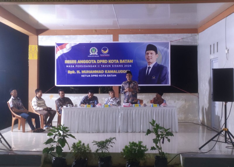 Ketua DPRD Kota Batam Muhammad Kamaluddin Reses di Kampung Sukadamai, Warga Mengusulkan Pembangunan Drainase, Jalan, Fasum dan Bak Sampah