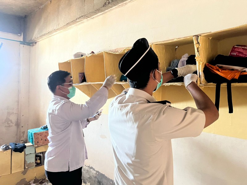 Menyambut Hari Bhakti Pemasyarakatan : Langkah Tegas Rumah Tahanan Negara Kelas IIA Batam Gelar Razia dan Tes Urine