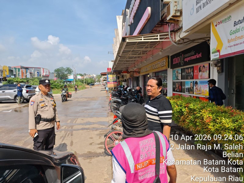 Personel Polsek Batam Kota Gerak Cepat Tindaklanjuti Aduan Keributan di Cikitsu, Respon Cepat Laporan 110