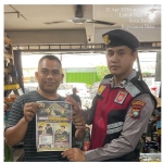 Himbauan kepada Pelaku Usaha Scrap Cegah Tindak Pidana, Polsek Lubuk Baja Gencarkan Pemberian Brosur