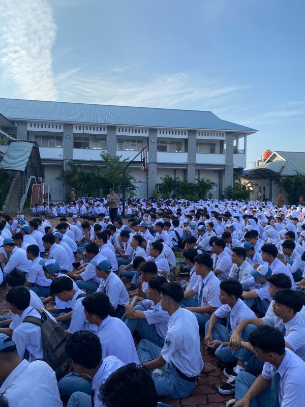 Polresta Barelang Gelar Penyuluhan Serentak Kenakalan Remaja, Antisipasi Bullying, dan Edukasi Ojek Online di Kota Batam