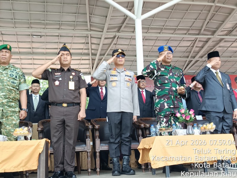 Perkuat Sinergitas Polresta Barelang Menghadiri Upacara Peringatan Hari Kartini dan HUT Satpol PP, Satlinmas, Damkar
