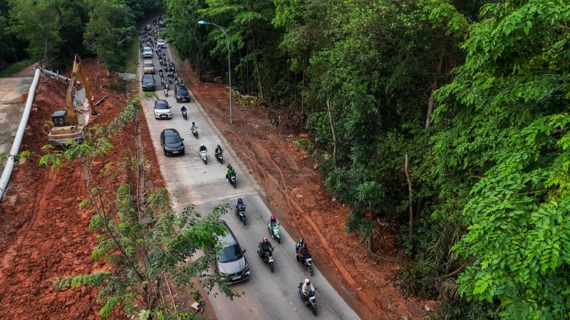 Perbaikan Selesai Jalan Vista Kembali dapat Digunakan