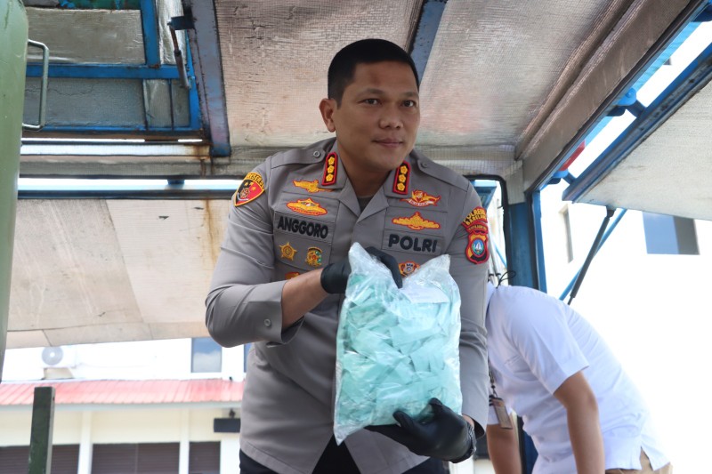 Polresta Barelang Musnahkan Barang Bukti Sabu, Ekstasi dan Liquid Vape, Komitmen Berantas Narkoba