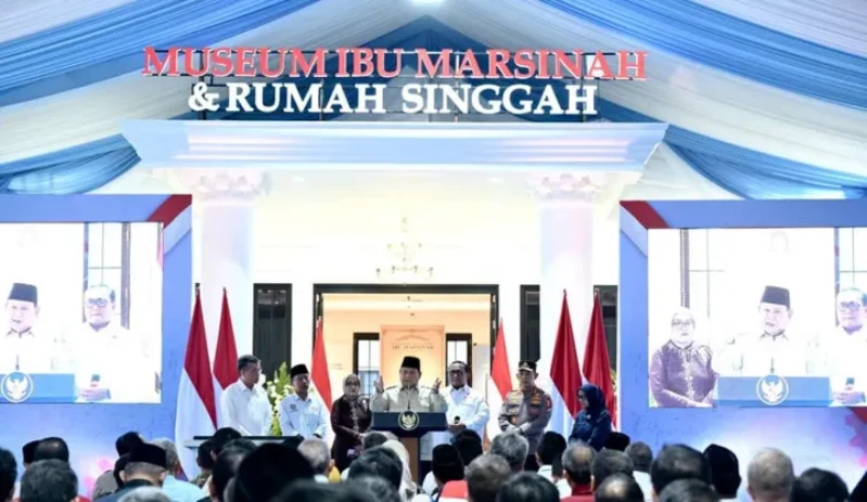 Simbol Perjuangan Buruh Indonesia, Presiden Prabowo Resmikan Museum Marsinah di Nganjuk