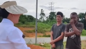 Alex Penambang Pasir di Parit Bundaran Punggur yang Ditegur Li Claudia Chandra, Direkrut Jadi Ditpam BP Batam