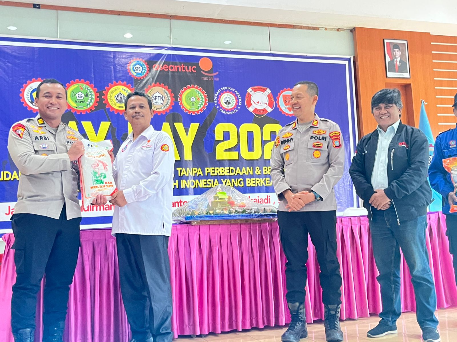 Kedepankan Pengamanan Humanis, Polresta Barelang dalam Peringatan May Day 2026 KSPSI Batam