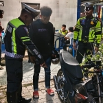 Satlantas Polresta Barelang Patroli Malam, Tindak Tegas 35 Kendaraan Berknalpot Brong