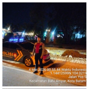 Polsek Lubuk Baja Respon Cepat Laporan 110, Patroli Datangi TKP Dugaan Keributan di Kelurahan Pelita