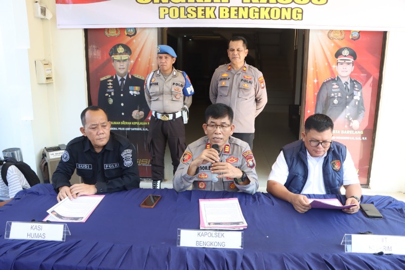 Dua Pelaku Diamankan ,Polsek Bengkong Berhasil ungkap Kasus Curanmor