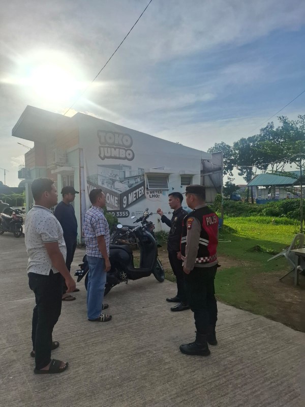 Patroli Polsek Sagulung Datangi TKP Dugaan Perselisihan Sepasang Kekasih, Respon Cepat Layanan 110