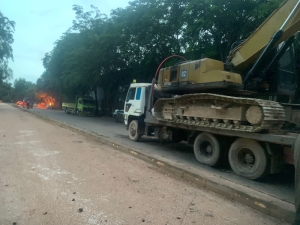 BP Batam Perbaiki Jalan Rusak Untuk Kenyamanan Masyarakat