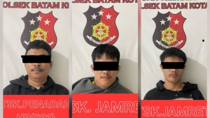 Jambret iPhone 14 Pro Milik Mahasiswi Batam, Tiga Pria Diciduk Polisi