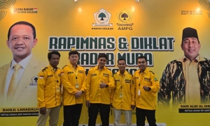 Utusan Golkar Kepri, Andre Fitri Yanto Ikuti Rapimnas AMPG dan Diklat Kader Muda Nasional