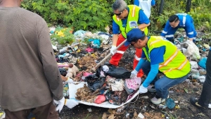 Partai Demokrat Batam Rayakan HUT ke-25 dengan Kerja Bakti Massal di Tembesi