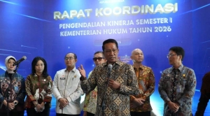 Kemenkum Kepri Hadiri Rakordal Nasional, Bahas Evaluasi dan Percepatan Program 2026