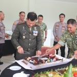 Semarak HUT TNI ke-81, Polresta Barelang Sampaikan Ucapan Selamat ke Kodaeral IV dan Kodim 0316/Batam