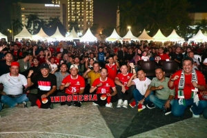 Indonesia Juara FIFA ASEAN Cup, Amsakar Rayakan Kemenangan Bersama Ribuan Warga Batam