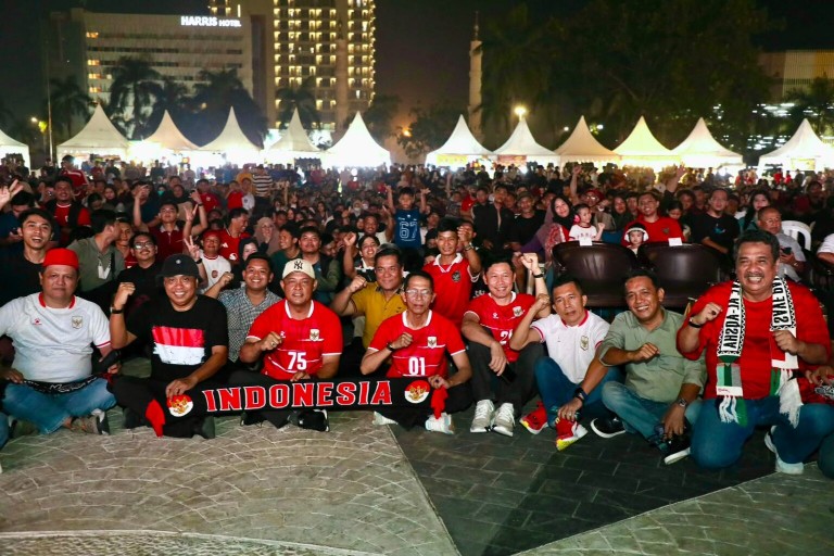 Indonesia Juara FIFA ASEAN Cup, Amsakar Rayakan Kemenangan Bersama Ribuan Warga Batam