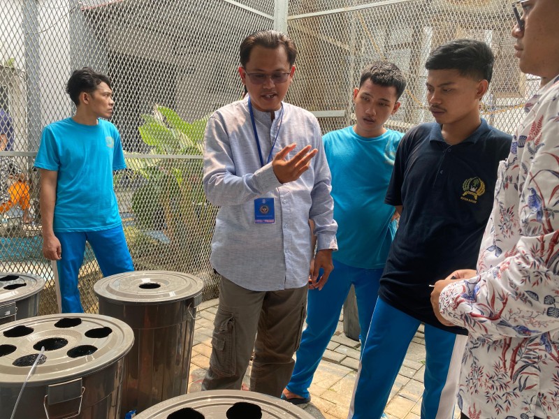 Rutan Batam Dan BNN Provinsi Kepulauan Riau Hadirkan Pelatihan Budikdamber, Bangun Kemandirian